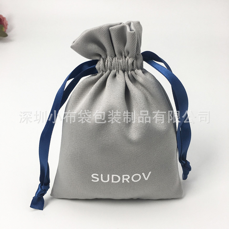厂家直销斜纹棉布袋棉布束口袋收纳袋首饰收纳袋小布袋订购印logo