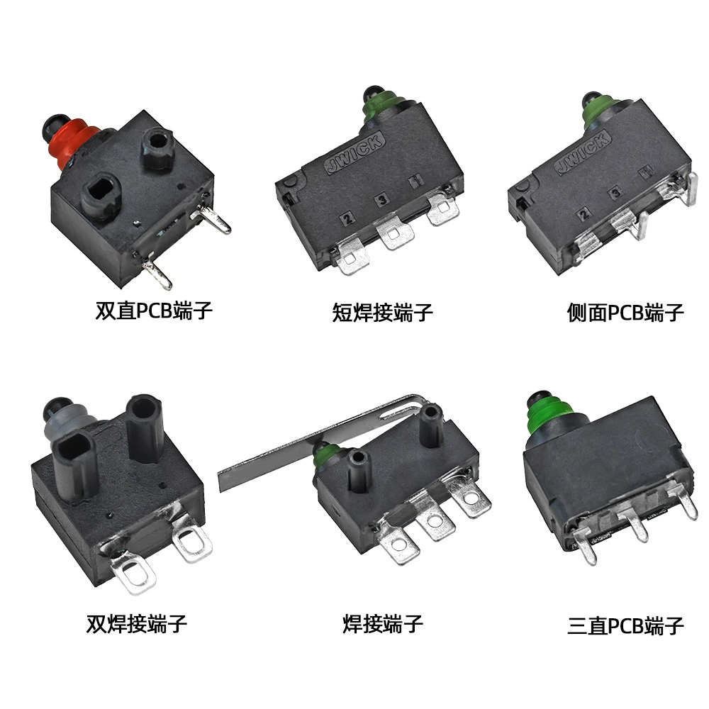 Ультракомпактный водонепроницаемый микропереключатель IP67 для кофемашин, холодильников, дверных замков, систем управления дверями, с функцией сброса