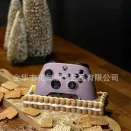 跨境可爱姜饼造型手柄架 美食主题主机周边收纳架
