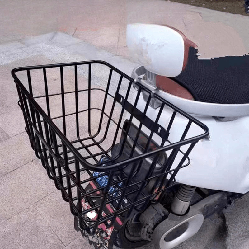 Scooter Waterproof Thickened Basket Electric Vehicle Bicycle Rear Bicycle Basket Battery Basket Accessories Waterproof Student