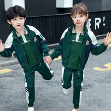 幼儿园园服春秋装英伦风小学生校服运动套装批发儿童班服棒球服男