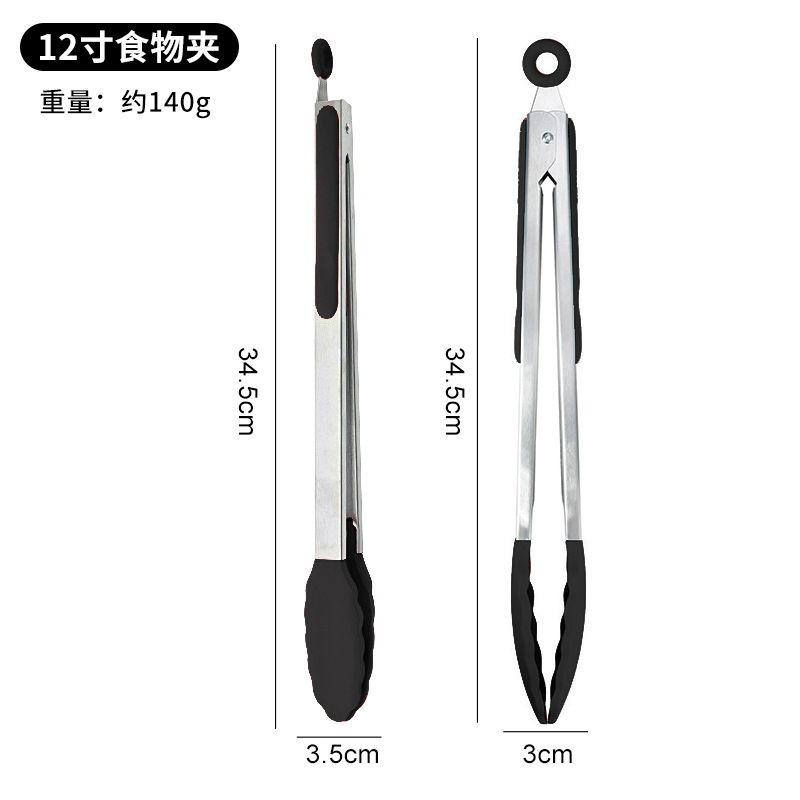 シリコンフードクリップ、ステンレスフードクリップ、バーベキュークリップ、バーベキュークリップ、火傷防止クリップ、高温耐性バーベキュークリップ、パンクリップ