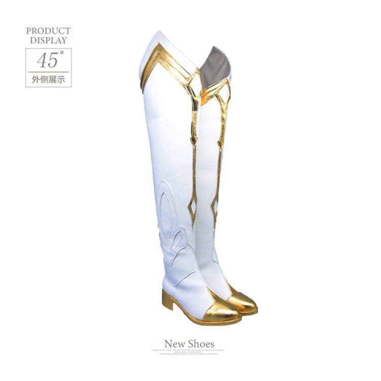 Original God Traveler Lady COS Shoes COSPLAY Shoes Flat Heel Cyber Celebrity Fashion Boots Fashion Personality High Boots