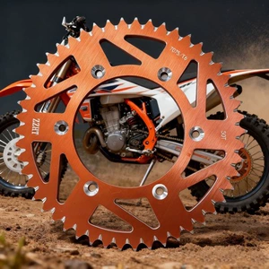 Zzht off-road motosiklet 47T/50T/52T alüminium ərintisi zəncir dişlisi CNC