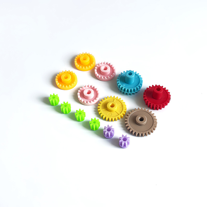 Jiepin Four-Wheel Drive Vehicle Modification Parts Plastic Gear Crown Gear Stacked Gear Cake Gear Set Technology Model Transmission Parts
