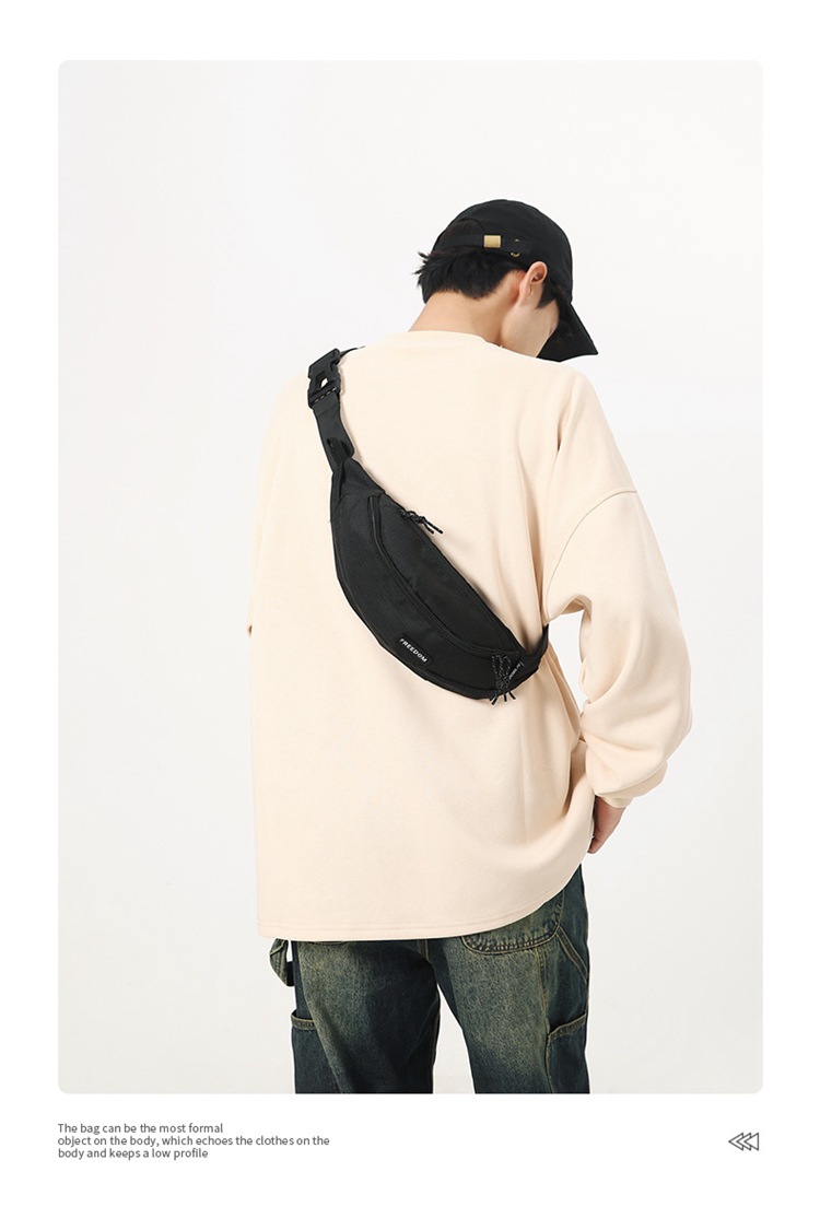 Torba, torba na klatkę piersiową typu crossbody, nisza uniwersalna 2024 nowa moda, sport, ekskluzywny styl, internetowa celebrytka torba na klatkę piersiową_voghion.com