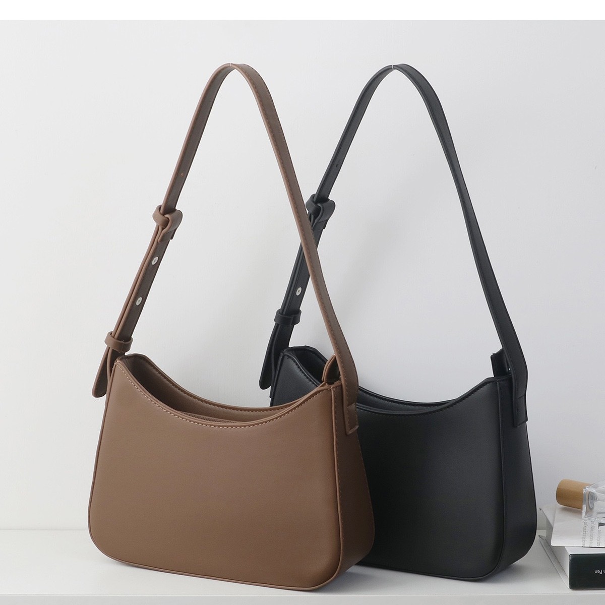Cross-border Korean-style Commuter Shoulder Bag Girl's High-class All-match Handbag for Work Commuter Elegant Fashion Niche