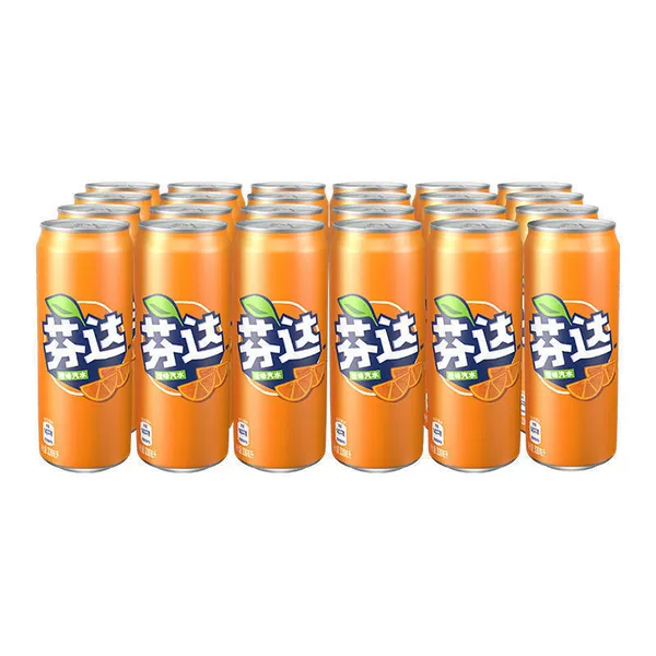 Fanta orange flavor 330ml*24 cans