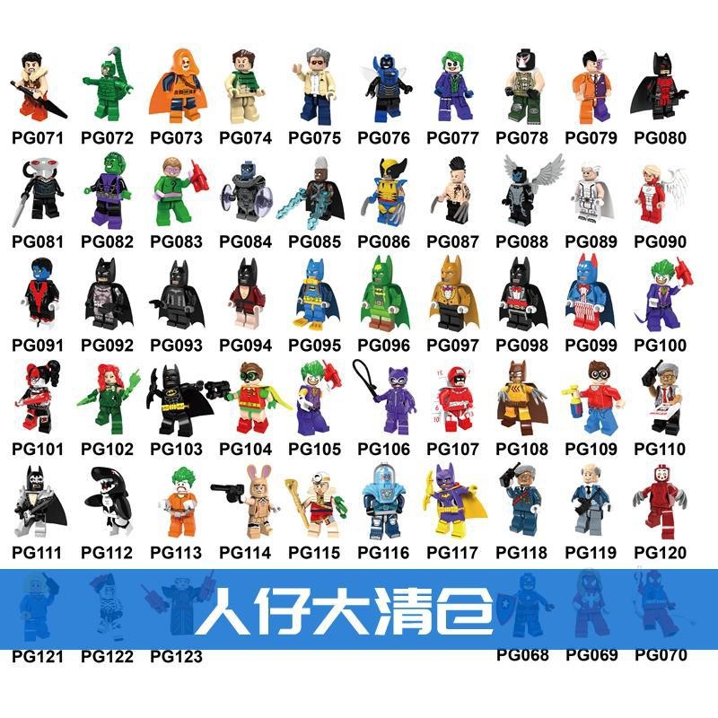 Marvel Avengers Dc Super Heroes Iron Man Assembled Minifigure Building Blocks Big Sale Toys Others