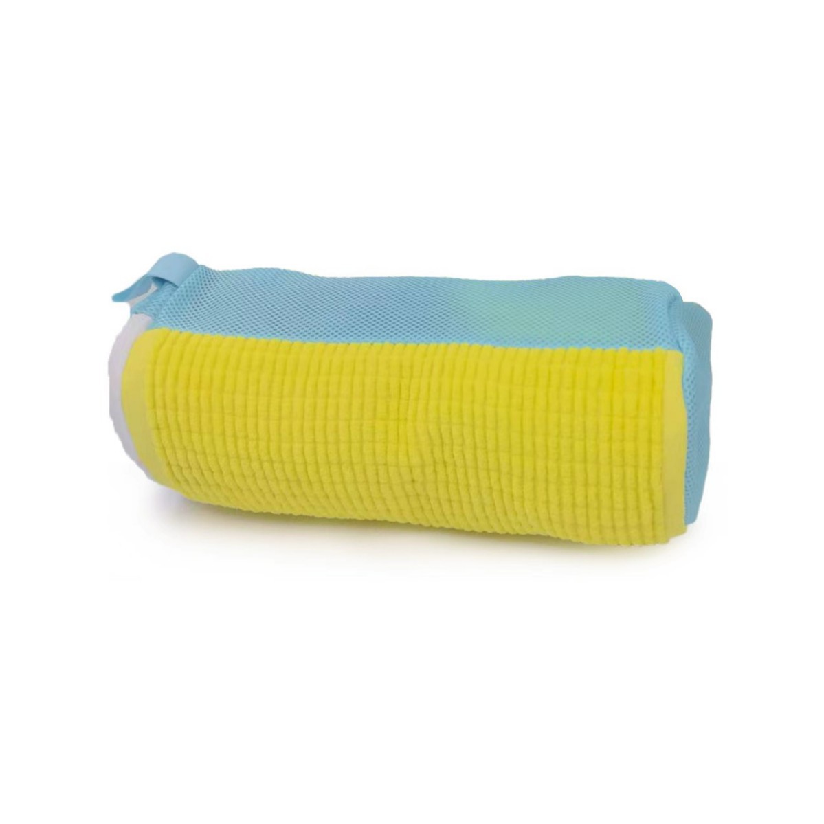 노란색 + 파란색 메쉬 가방