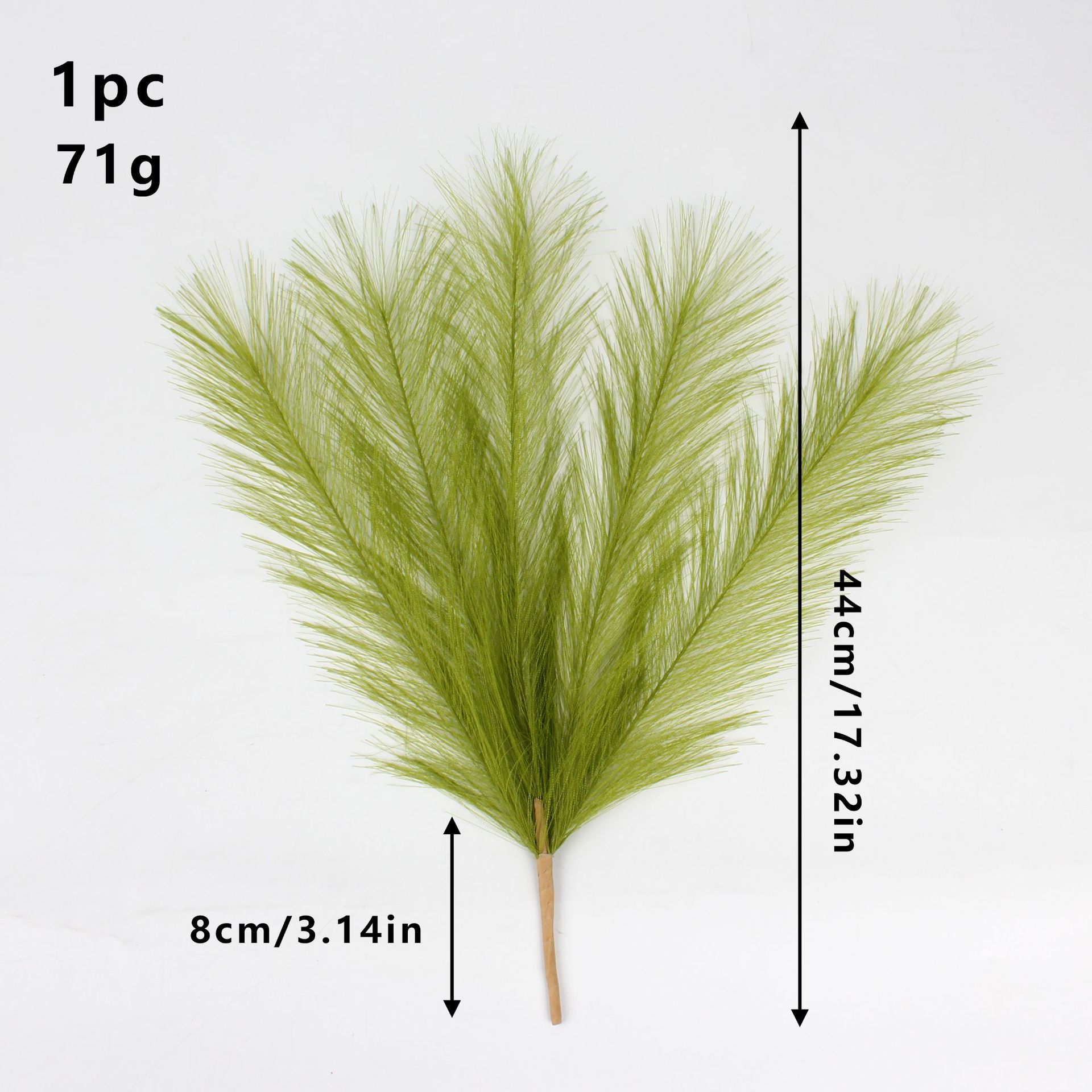 5 포크 잔디 녹색 팜파스
