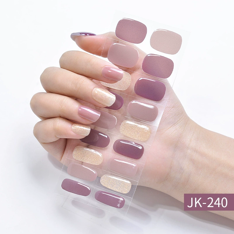 Набор для ногтей XT Gel с наклейками, искусственные ногти и лак для ногтей