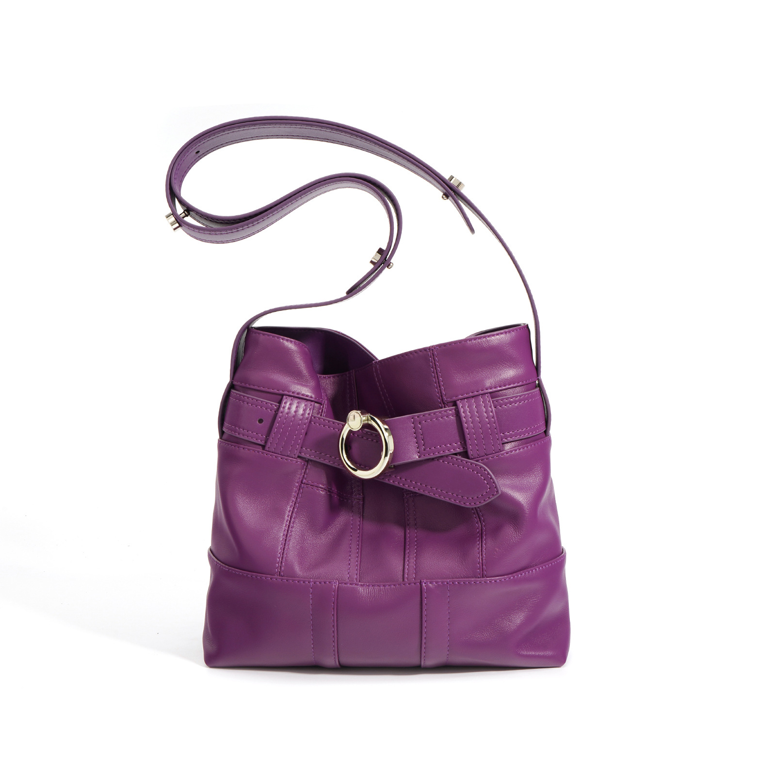 Niche Design Fashion Tote Bag Top Layer Cowhide One-shoulder Large Capacity Commuter Retro Messenger Women's Bag