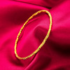 Golden Store Sansheng III Bracelet Vietnamese Sand Jinlisha Circle Fashion Fu Zi Accessories Women's Brace