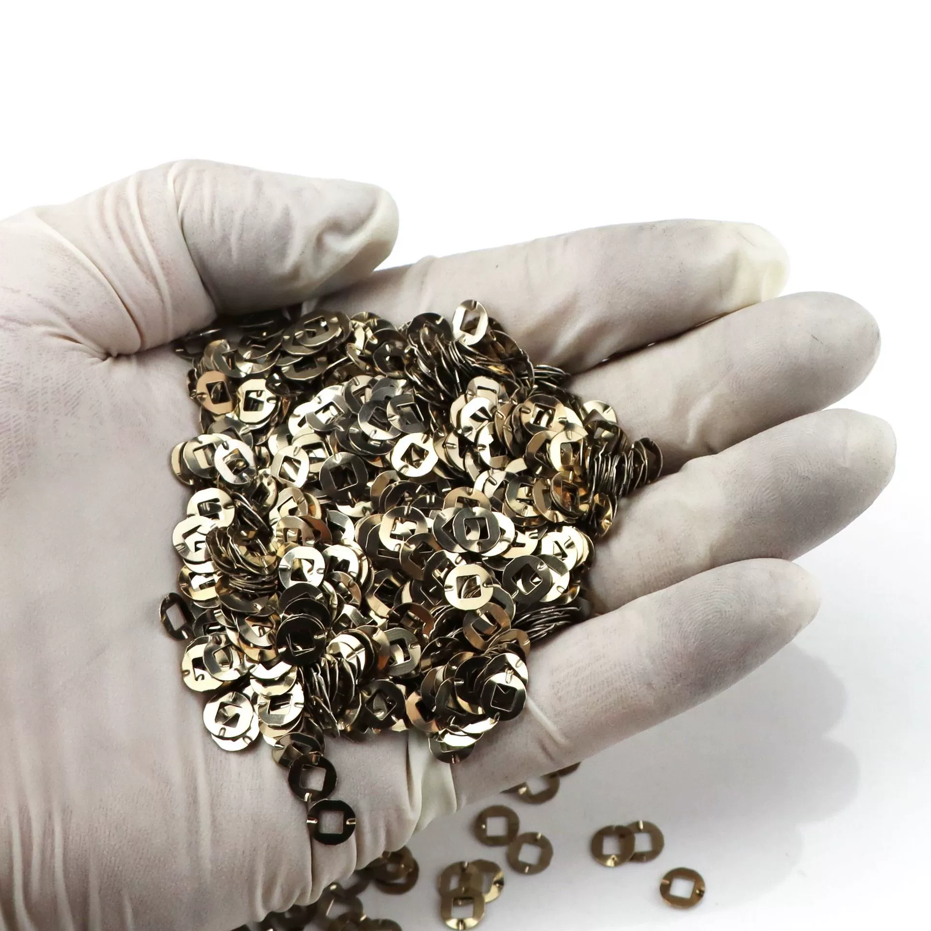 Парикмахерские ножницы Ножницы для домашних животных Обычные медные встроенные шрапнели Медная шрапнель Прокладка для Профессиональных Ножниц