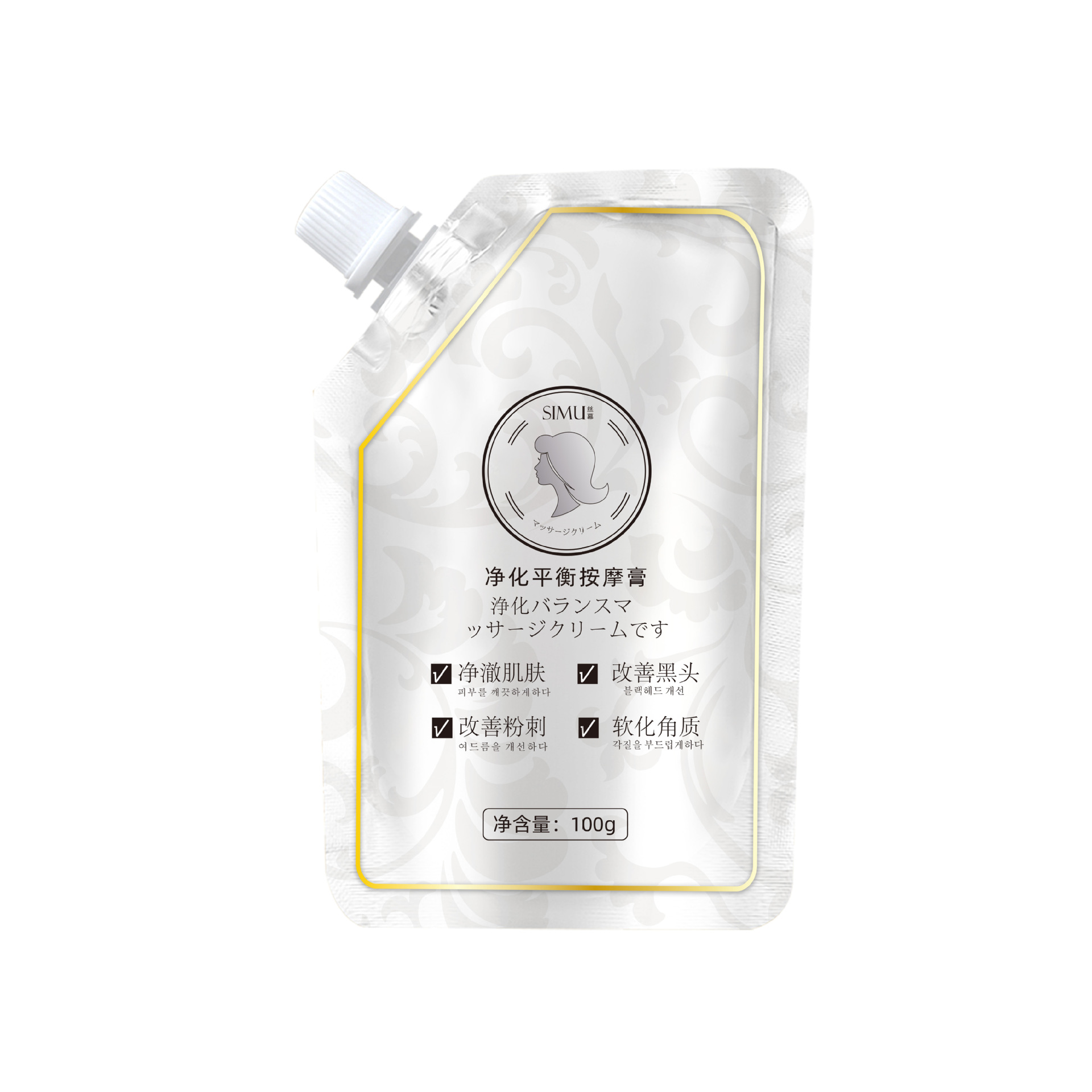 Очищающий баланс массажный крем мешок 100 г