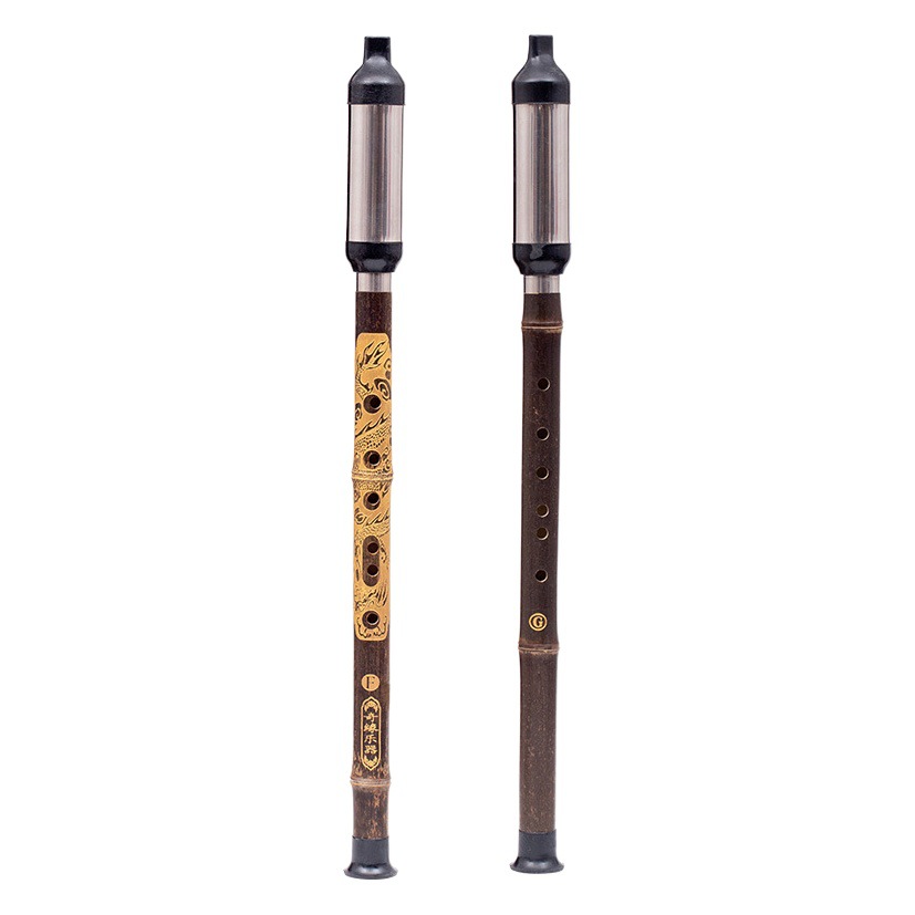 Vertical que sopla Bawu Bambú Púrpura desmontable de bambú púrpura talla Dragón Bawu G tono/F C tono/B tono Un Tono de aprendizaje Bawu