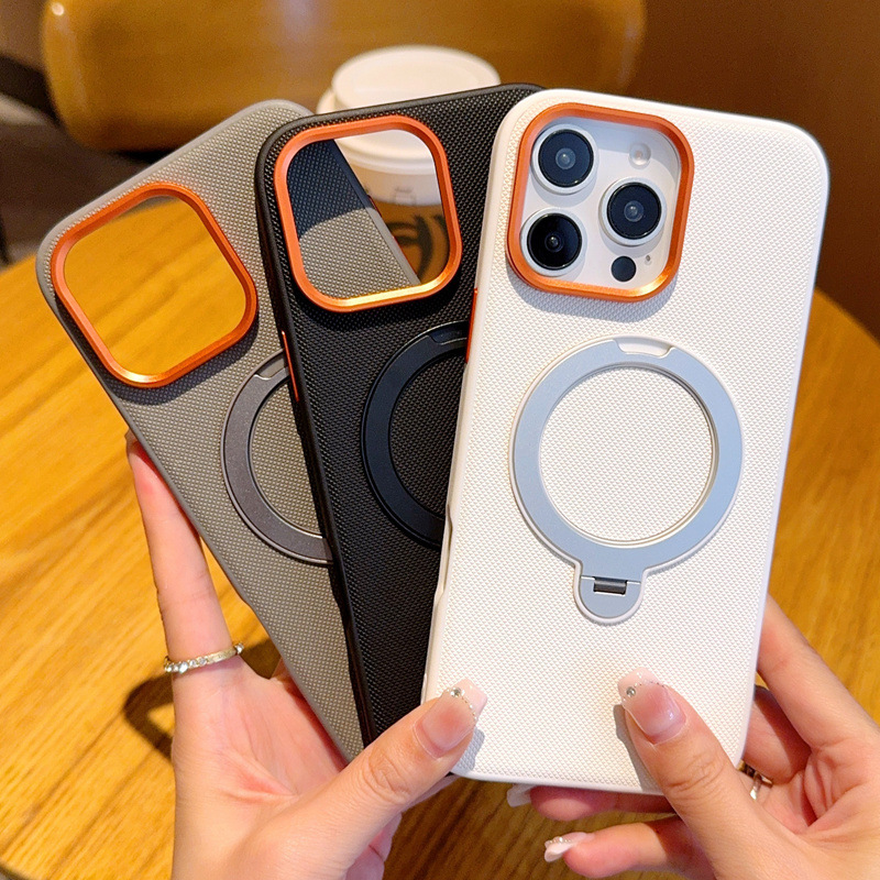 Suitable for Iphone16/17/15/18 Magnetic Stand Phone Case Apple 18Pro Protective Case 15Promax