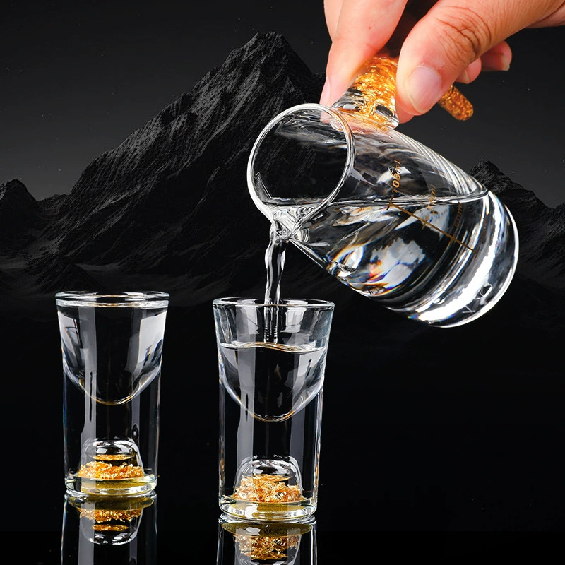 Bullet, tea cup, wine set, wineglass with scale, wine dispenser, glass gift box for home use