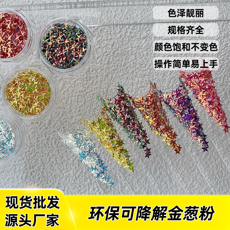 mixed nail decoration for nails
