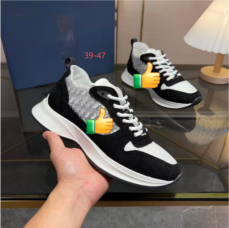 European Style Printed Letter Patchwork Putian Shoes Large Size Breathable Men's Fashion Casual Shoes B25 Cross-Border Certification Trending Keywords