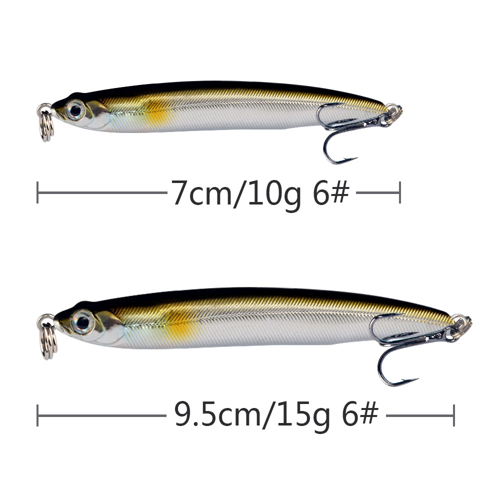 Sinking Minnow Fishing Lures 70mm 10g Hard Plastic Baits Fresh Water Bass Swimbait Tackle Gear