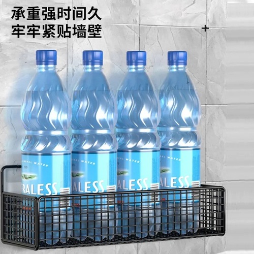 Bathroom toilet storage rack without punching toilet bathroom sink wall kitchen storage bath wall-mounted