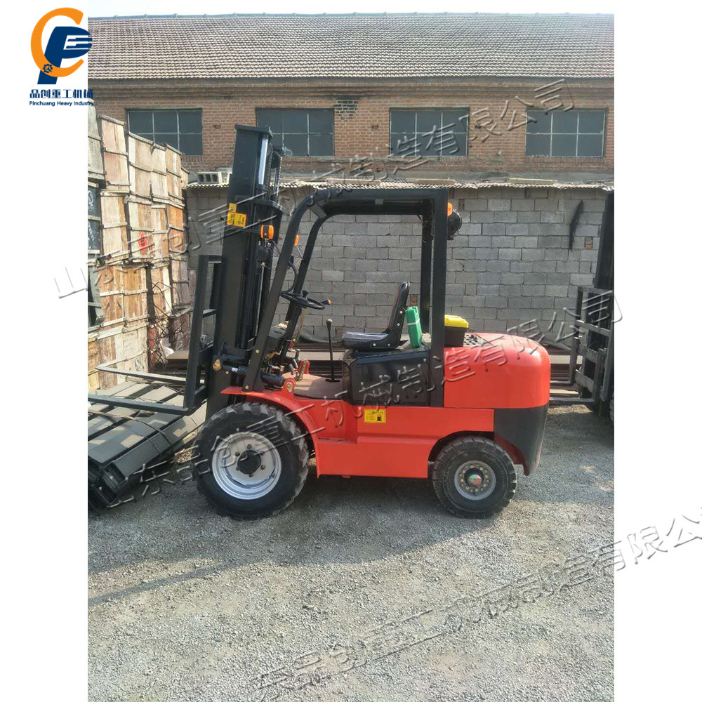 可升降式货叉钢叉铲车  装卸搬运钢叉车 叉架起货机柴油机装卸车