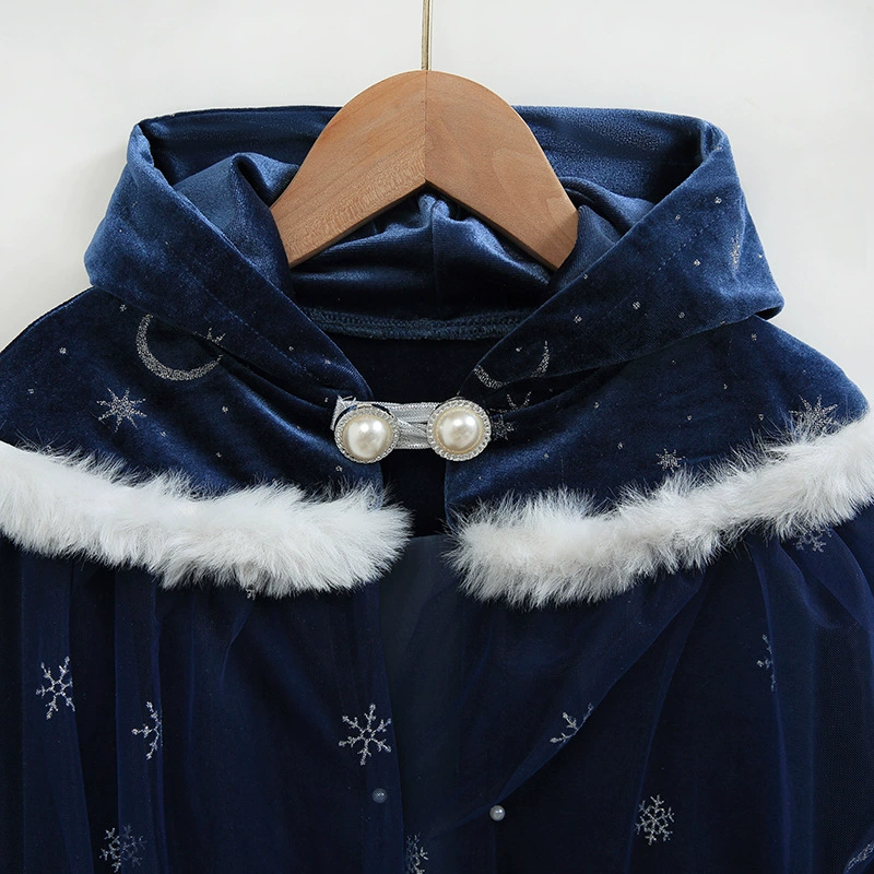 Demi-season children's trench coat, keep warm cloak, “Frozen”