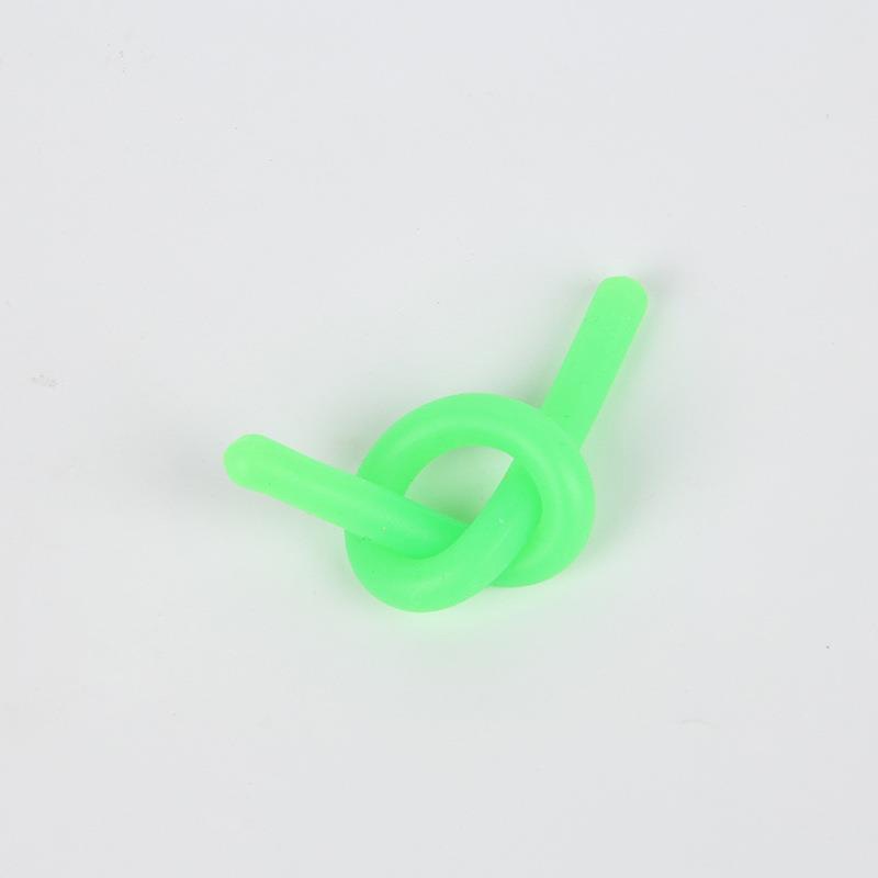 Color transfronterizo de descompresión sensorial visual TPR fideos de goma suave cuerda elástica juguete DIY ventilación descompresión tensión fideos
