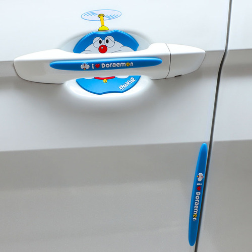Cute car door handle anti-scratch sticker, handle car sticker, protective film, general supplies collection, cartoon door and bowl sticker