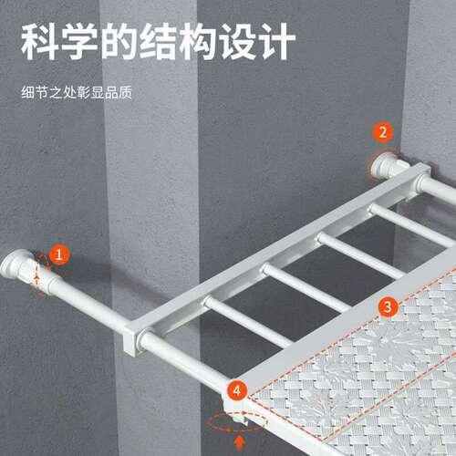 [Factory Direct Sales] Creative Wardrobe Drawer Storage Layered Partitions Telescopic Storage Racks Bathroom Toilet Storage