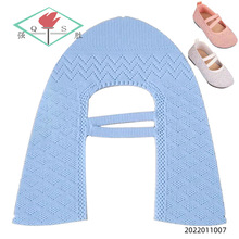 Vamp3D立体飞织鞋面一字带浅口半成品针织鞋面批发shoes upper