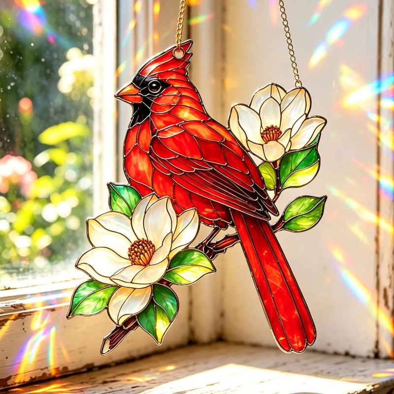 Cross-Border Popular Acrylic Pendant Colorful Hummingbird Puzzle Hanging Decoration Living Room Garden Decoration Crafts Sun Catcher Cross-Border Popular Acrylic Pendant Colorful Hummingbird Puzzle Hanging Decoration Living Room Garden Decoration Crafts Sun Catcher