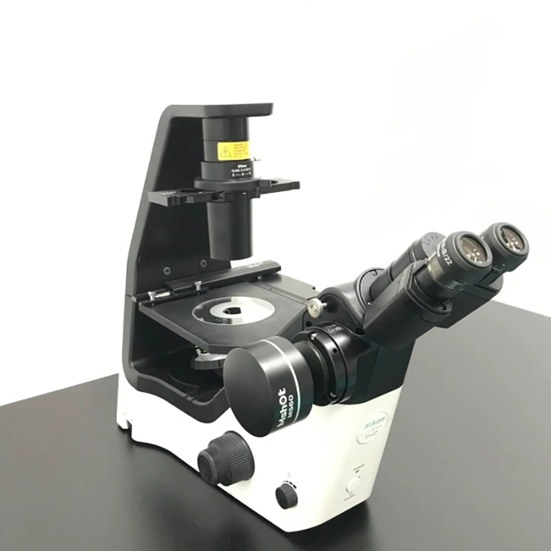 Nikon Nikon TS2 ECLIPSE обычный бинокулярный инвертированный микроскоп для исследовательской клеточной лаборатории