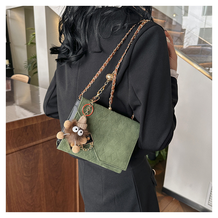 2024 Spring New Trendy Women's Texture Leisure Personality Small Square Single Shoulder Crossbody Bag_voghion.com