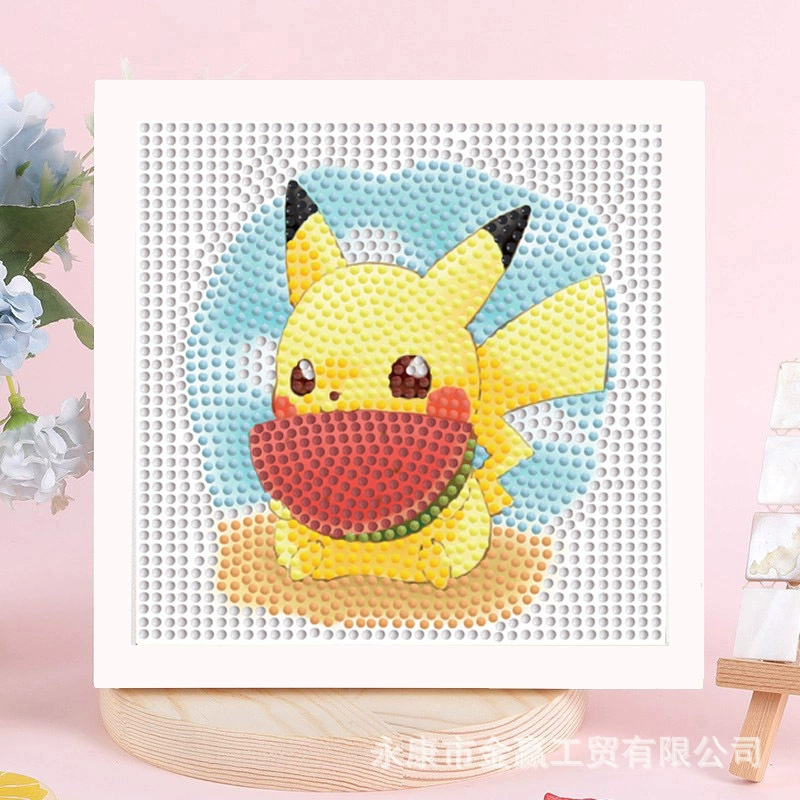 Мультяшная умная игрушка, DIY, новая коллекция, детское handmade diy, украшенная бриллиантами