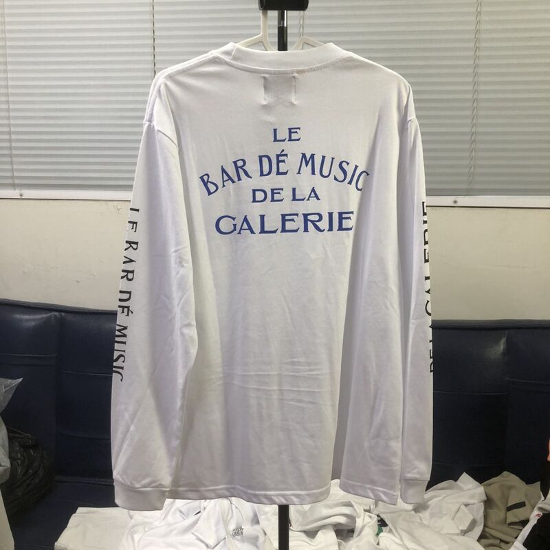 Ga Simple American-Style Letter Pocket Trendy High-Street Crew Neck Autumn Couple Loose Long-Sleeve T-Shirt