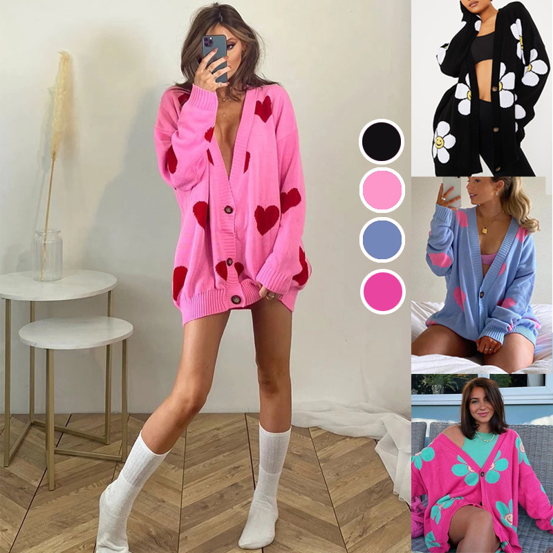 Women's solid color casual cardigan coat_voghion.com