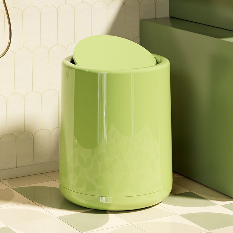 Cream-Style Trash Can for Home Use 2025 New Model with Lid for Living Room, High-Value Cute Bedroom Toilet French Light Luxury