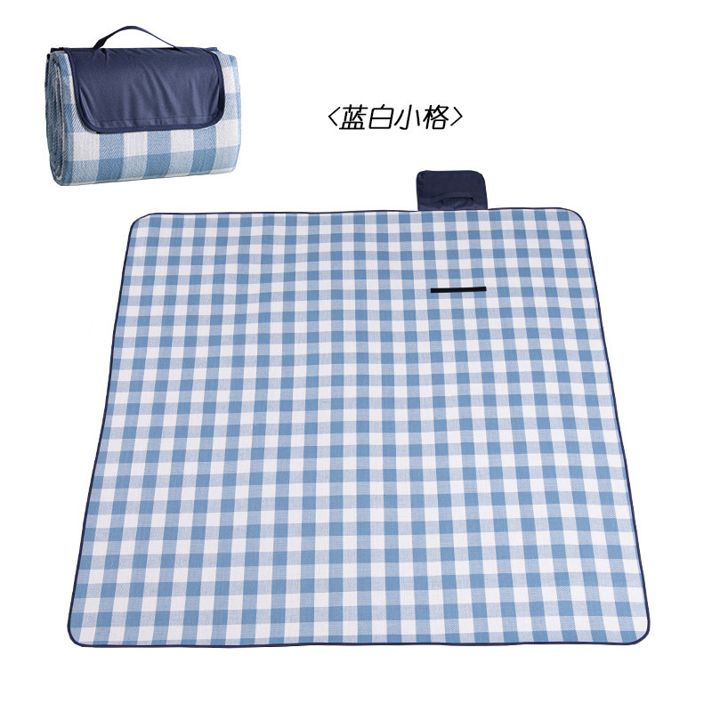 屋外ピクニックマット防湿マットテントマット芝生マット広いピクニック布キャンプポータブル防水ビーチマット|undefined