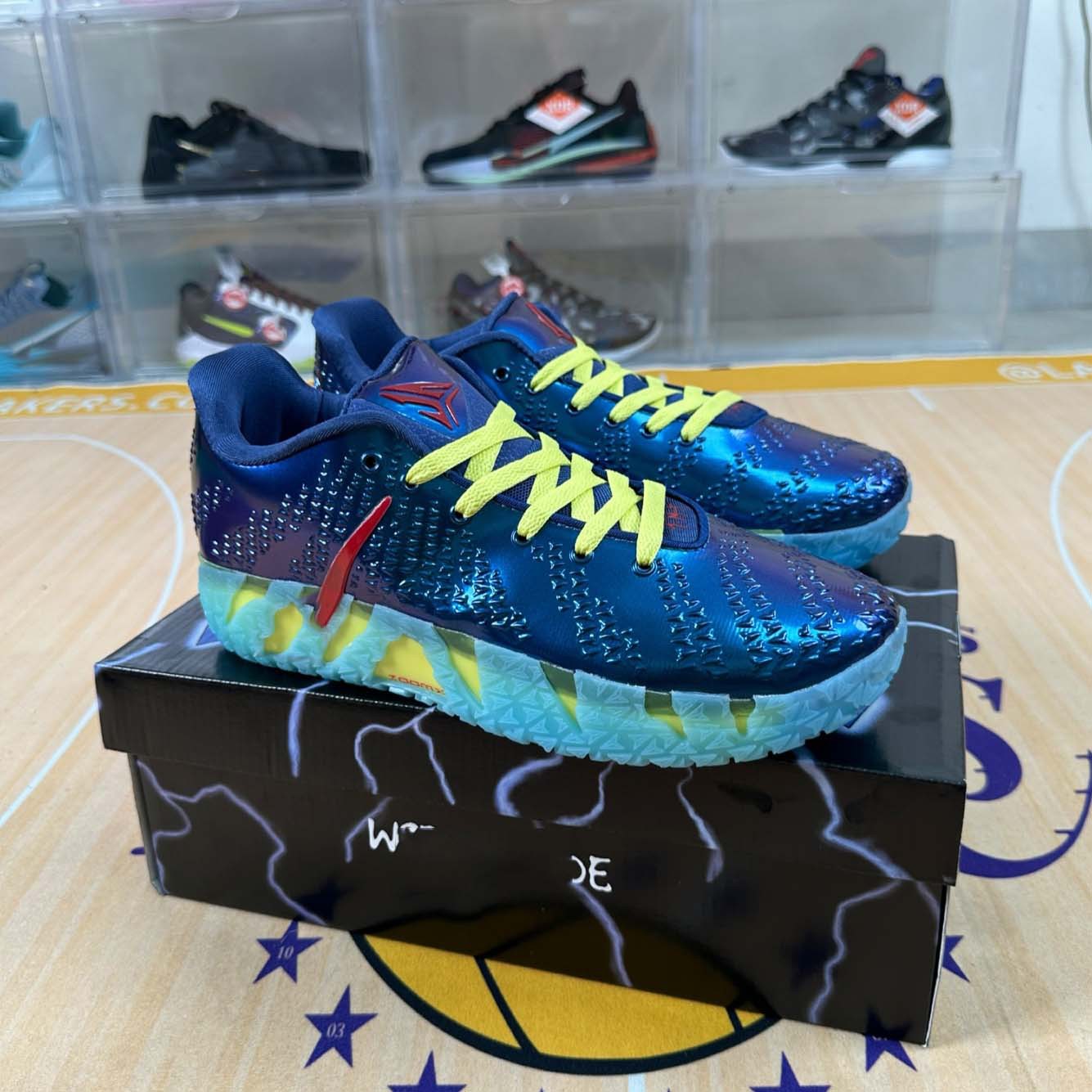 Putian Shoes Pure Original Ja 3 Morant 남성용 및 여성용 실용적인 농구화, 폼 쿠셔닝, 미끄럼 방지 및 내마모성 캐주얼 운동화