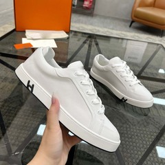 ：オリジナルラベル、オリジナルボックス、メンズシューズ、ファッショナブルで多用途、トレンディなフラットソール、通気性のあるメンズカジュアルホワイトメンズシューズ、ヨーロッパ製品