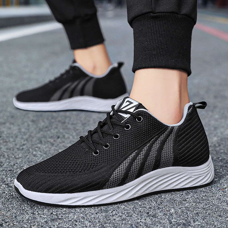 Zapatos para hombre 2025 primavera nueva tendencia zapatos para hombre estilo coreano zapatos para correr de suela suave zapatos deportivos transpirables casuales para hombre