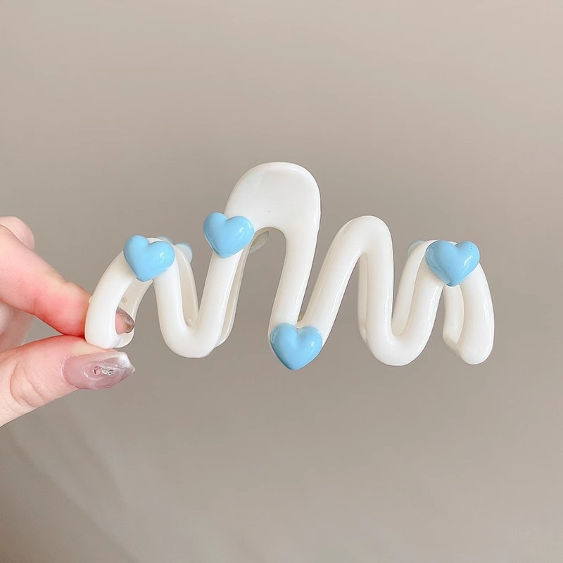 Accesorios para el cabello de Corea del Sur horquilla de acrílico de las mujeres de nuevo cuchara simple grande updo clip de pelo tocado