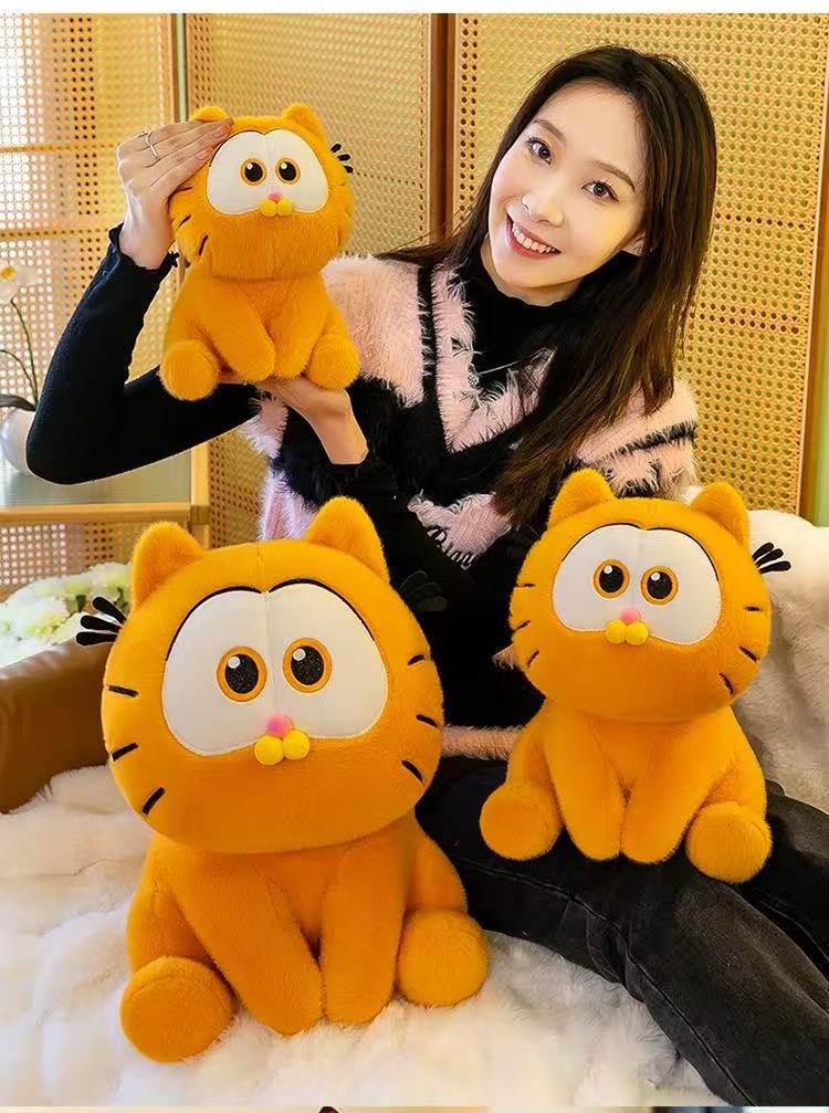 Plus-size cat plush toy, stuffed animal, sitting cat doll, children's birthday gift, movie merchandise wholesale