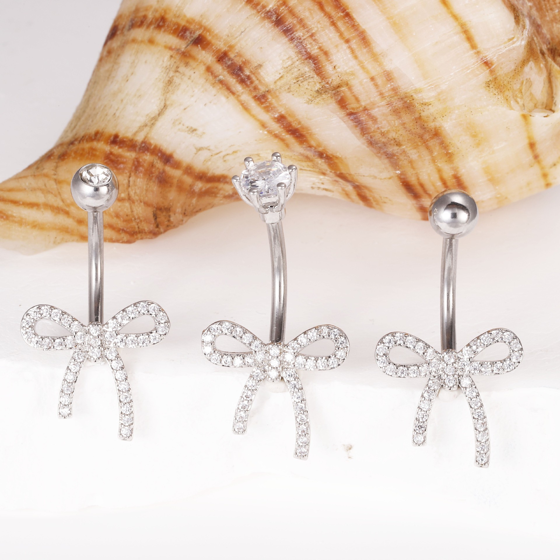 Labret stud lip piercing jewelry styling detail