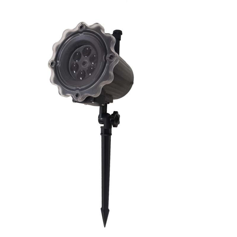 万圣灯插卡换卡图案跨境欧美室内户外雪花菲林投影花园草坪圣诞灯