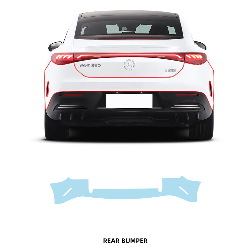 Rear bumper TPU película