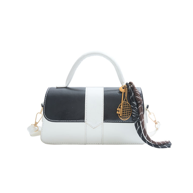 Este año, bolsos populares de color contrastante para mujeres 2025, nuevos bolsos de mano de moda, bolsos cuadrados, bolsos de nicho literario.